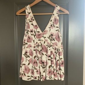 Floral tank top